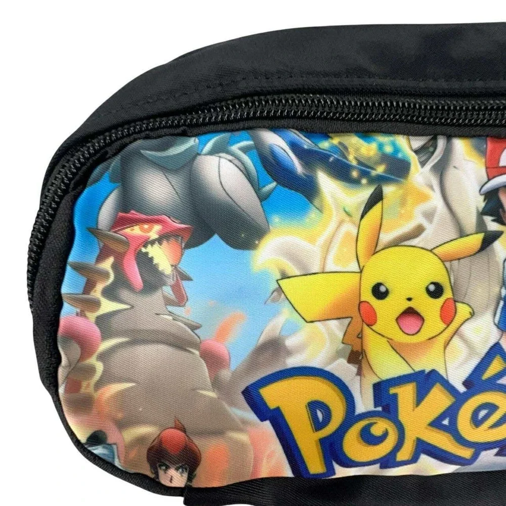Pokemon Nintendo switch Pencil Case Double Zip Pikachu School Supply‎ Travel NEW